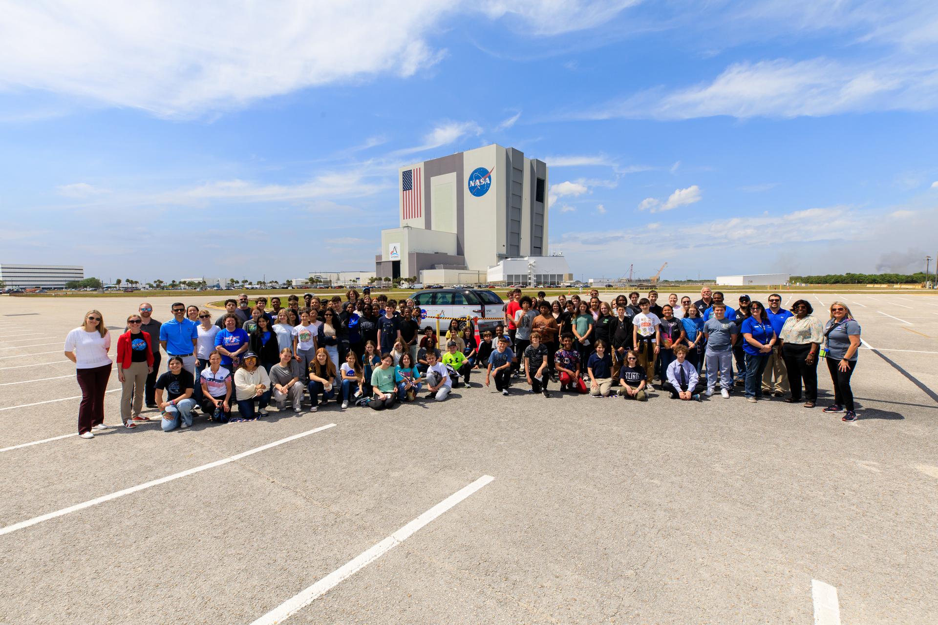 Estudiantes en Kennedy Space Center